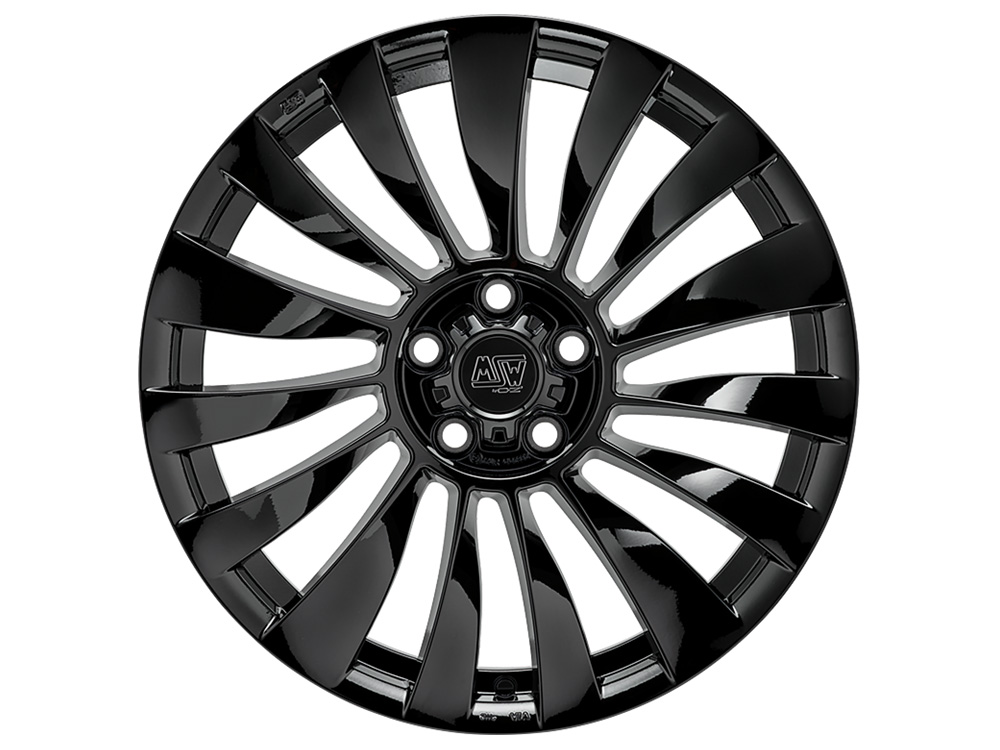 Image of MSW 37T 9.5x19 5x114.3 ET45 GLOSS BLACK Felgen