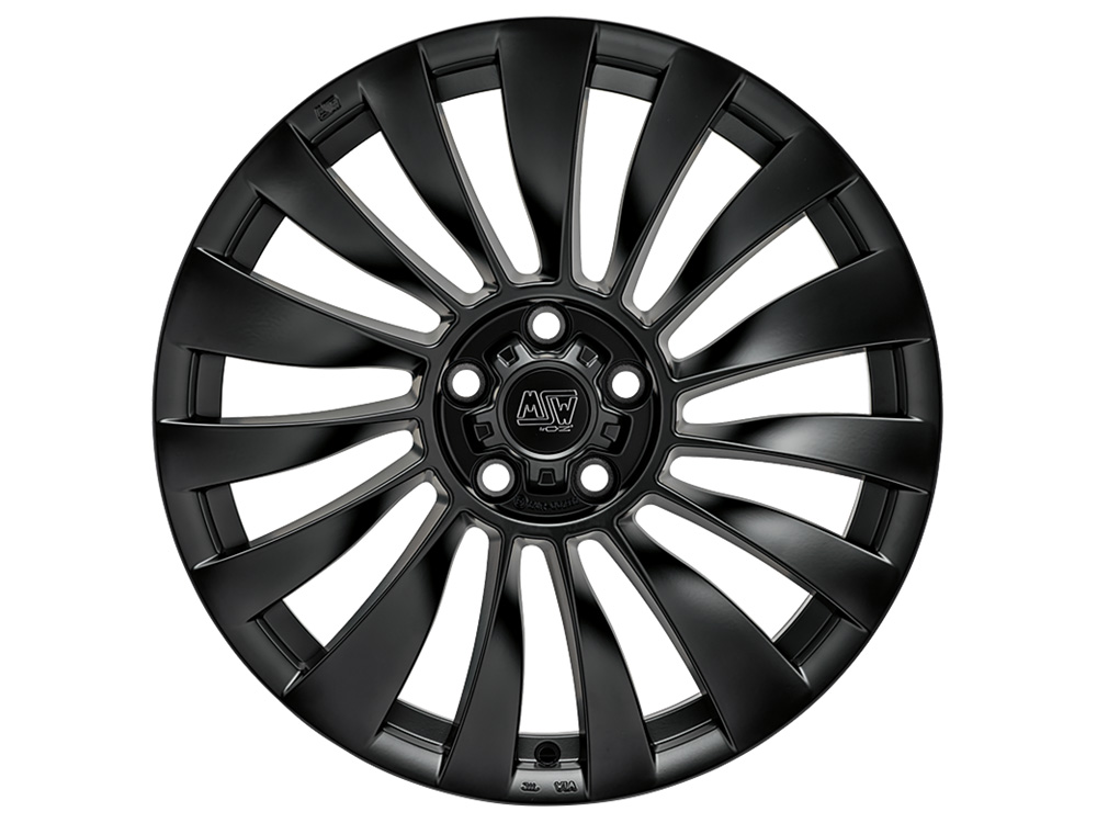 Image of MSW 37T 9.5x19 5x114.3 ET45 MATT BLACK Felgen