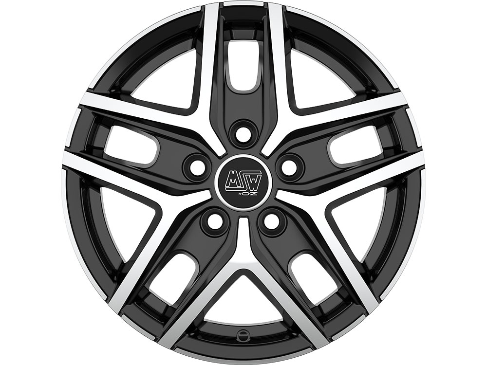 MSW 40 VAN 6.5x16 5x130 ET55 GLOSS BLACK FULL POLISHED Felgen