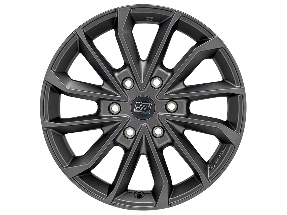Image of MSW 42 VAN 7.5x19 6x120 ET53 MATT DARK GREY Felgen