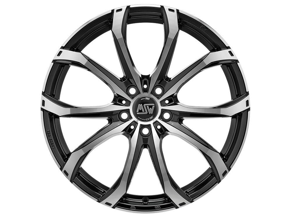 Image of Felgen MSW 48 8.0x18 5x108 ET42 Gloss Black Full Polished
