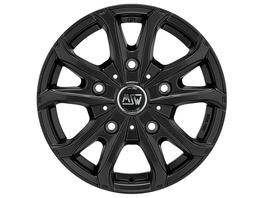 MSW 48 VAN 7.0x17 5x118 ET68 MATT BLACK Felgen