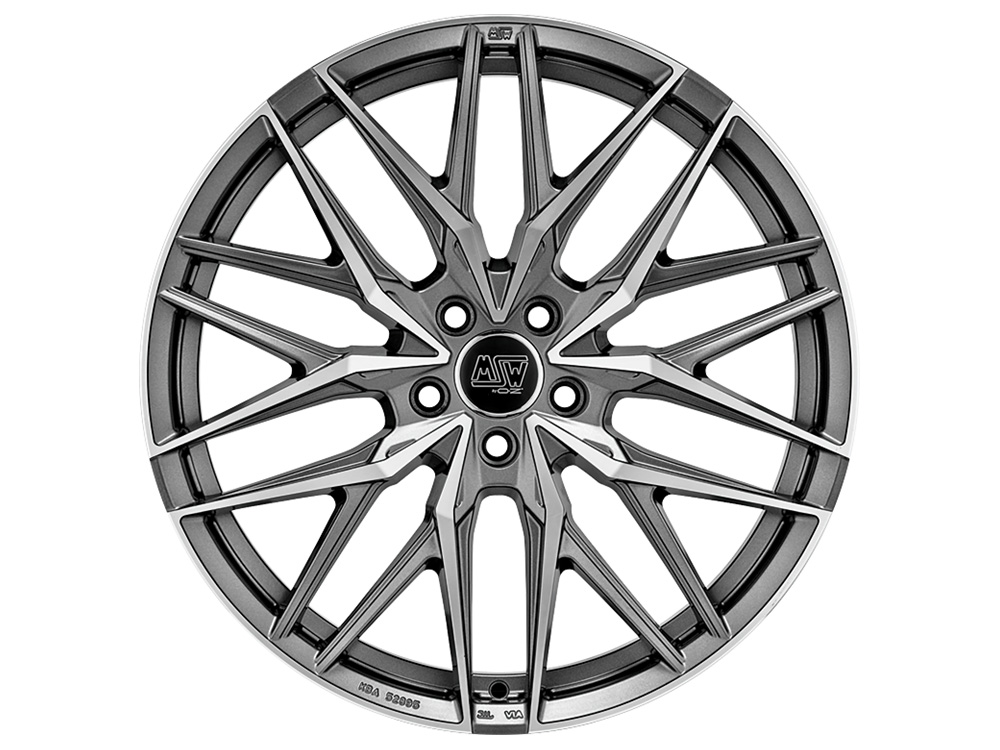 Felgen MSW 50 8.5x21 5x112 ET40 Matt Gun Metal Full Polished (mgmfp)