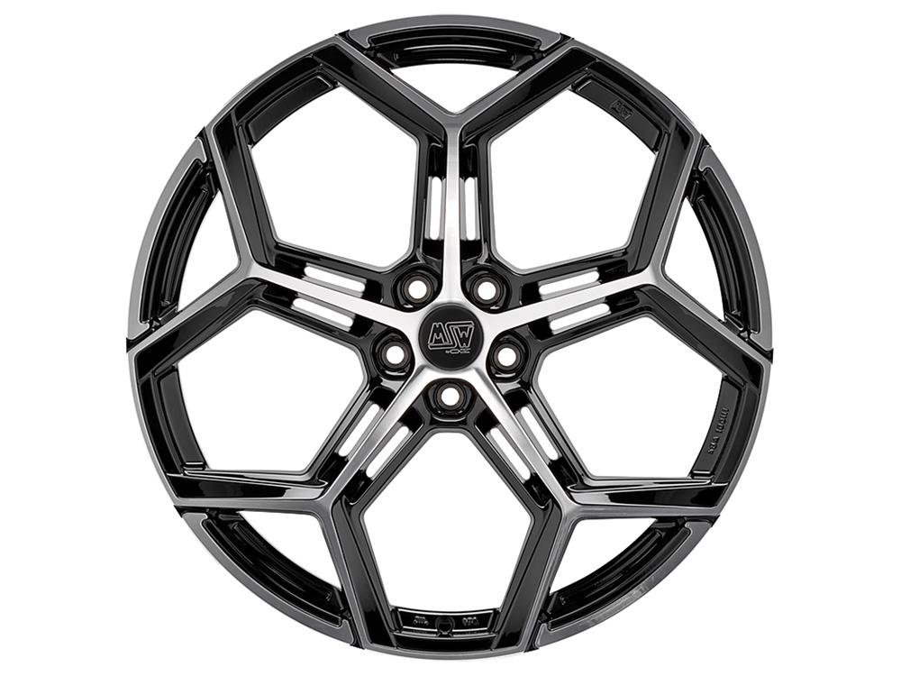 MSW 53 9.0x20 5x112 ET31 GLOSS BLACK FULL POLISHED Felgen