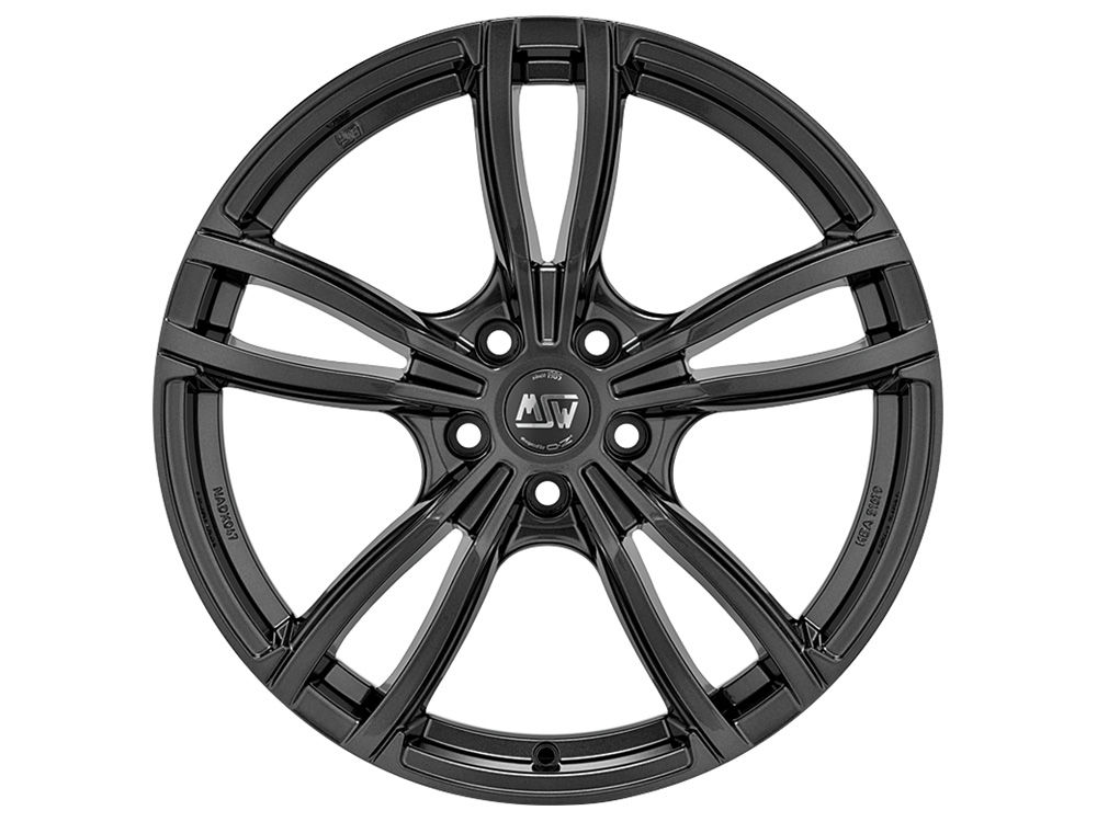 Image of Felgen MSW 73 8.0x18 5x112 ET28 Gloss Dark Grey