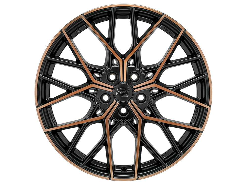 Image of Felgen MSW 74 8.5x20 5x112 ET40 Matt Black Copper Full Polished