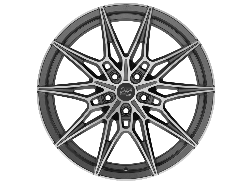 Felgen MSW 75 9.0x20 5x120 ET44 Matt Gun Metal Full Polished (mgmfp)