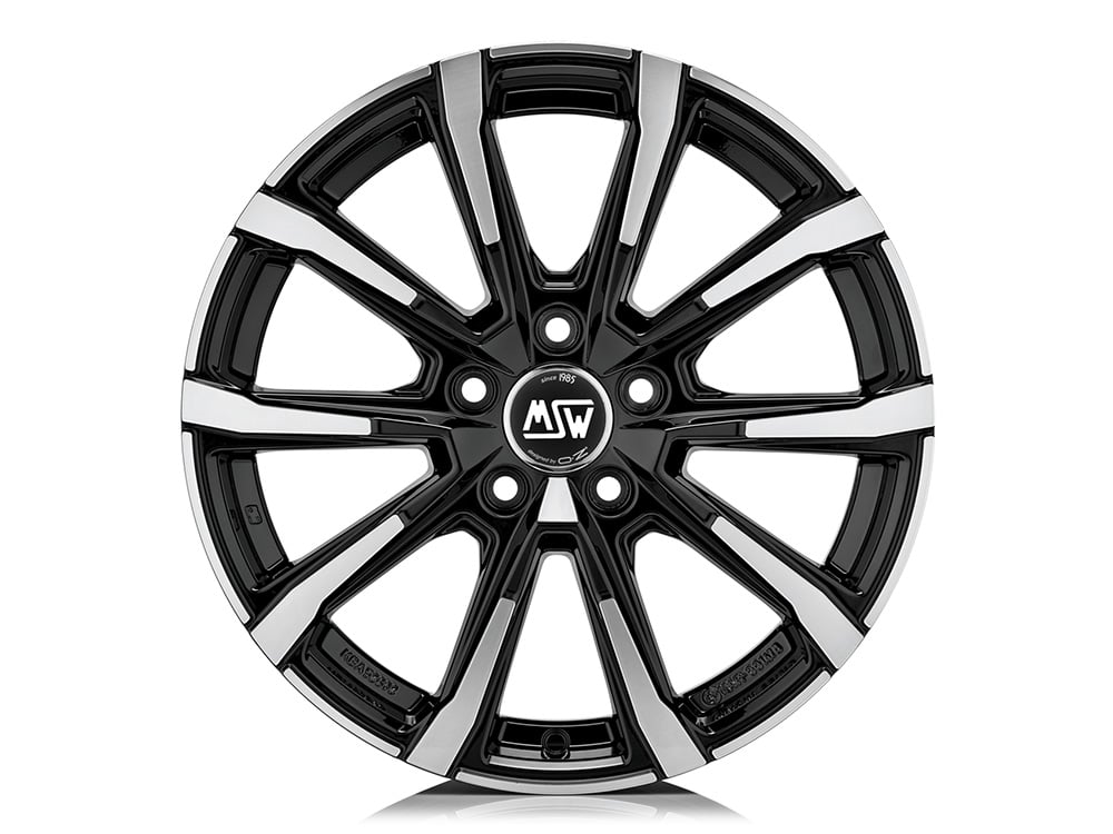 Felgen MSW 79 6.5x16 5x114.3 ET45 Black Full Polished (gbfp)