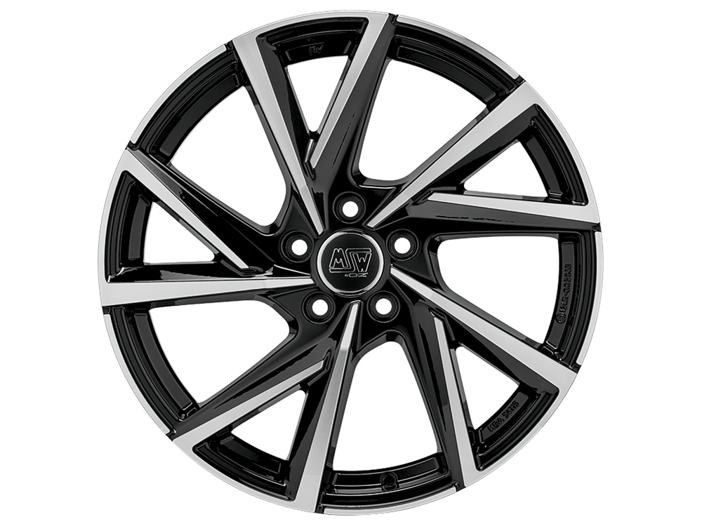 Felgen MSW 80 6.0x15 4x108 ET32 Gloss Black Full Polished