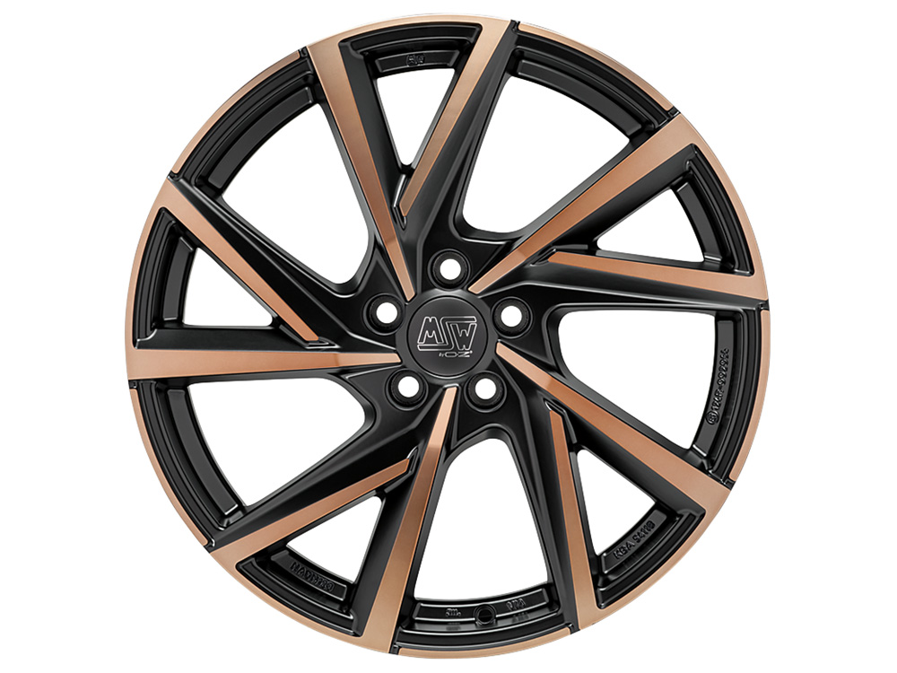Image of Felgen MSW 80 8.0x19 5x112 ET40 Matt Black Copper Full Polished