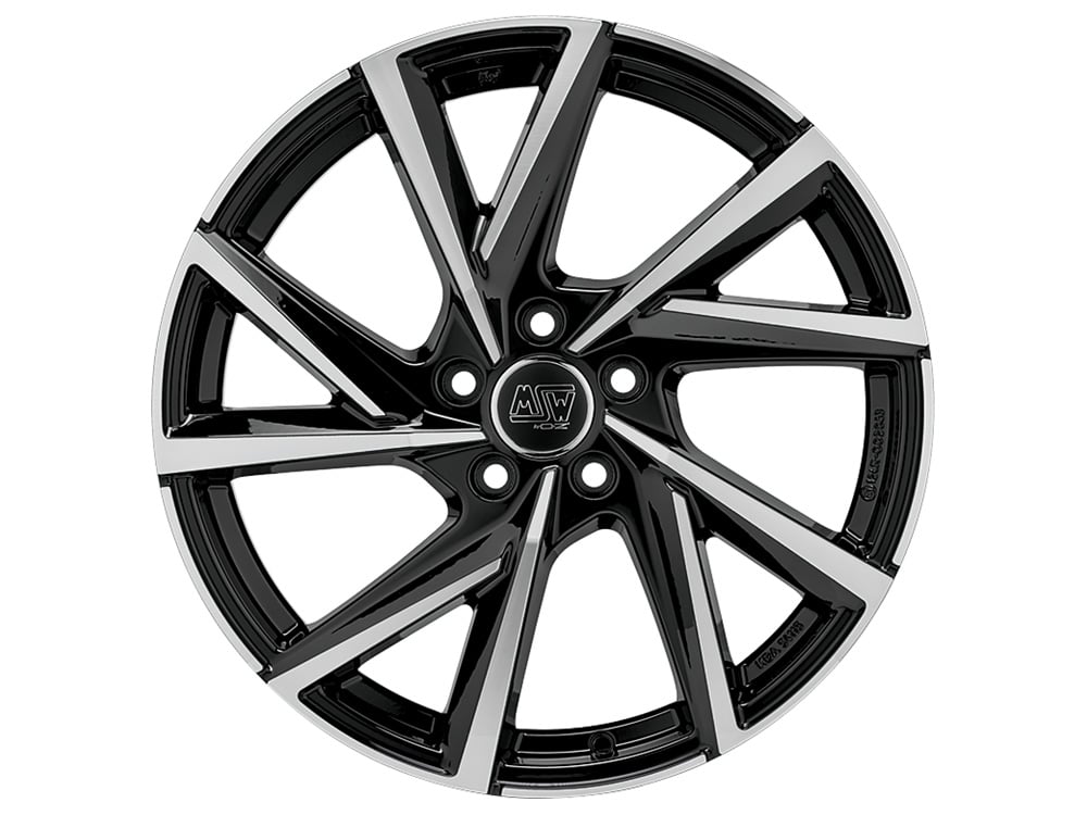 Felgen MSW 83 7.5x18 5x110 ET36 Gloss Black Full Polished