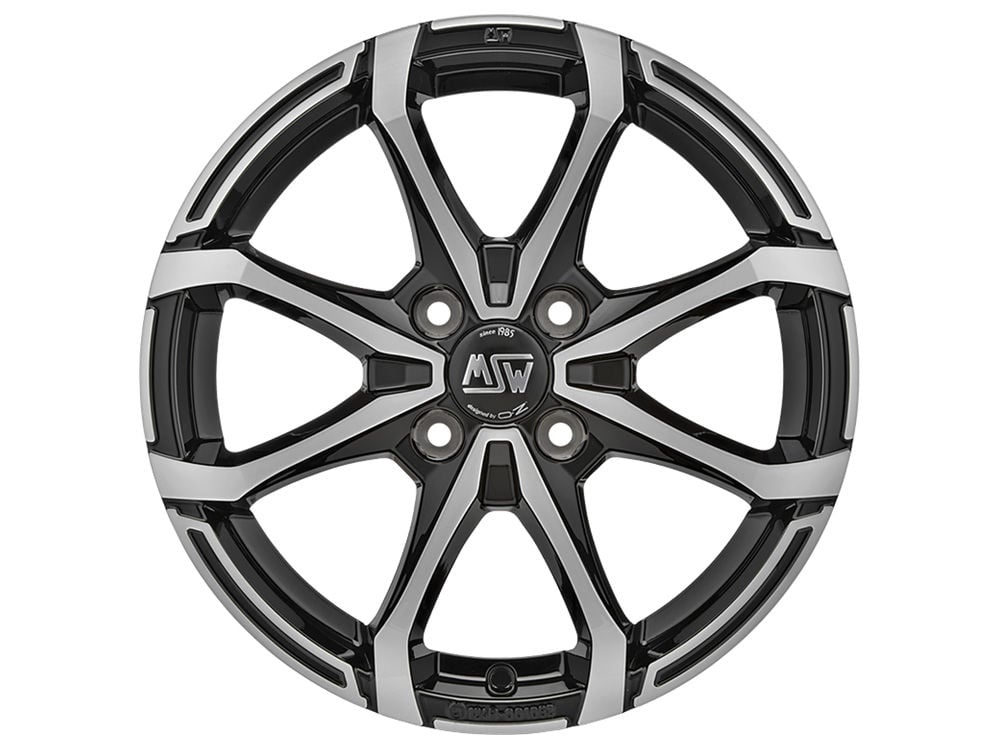 Felgen MSW X4 5.5x14 4x108 ET24 Black Full Polished (gbfp)