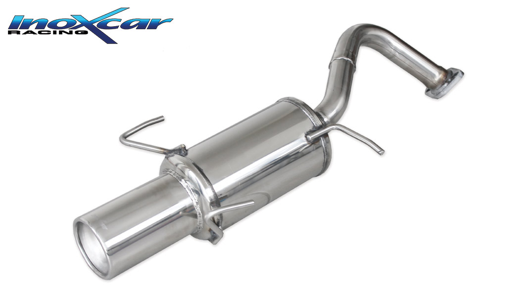 Endschalldämpfer Inoxcar  102mm Rolled für NISSAN MICRA II (K11)  1.3 i 16V (HK11) 75ps