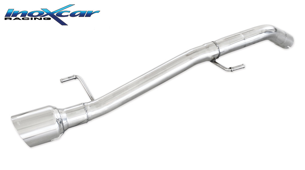 Image of Endschalldämpfer-Ersatzrohr Inoxcar 102mm Racing Look für OPEL ADAM (M13) 1.4 S 150ps