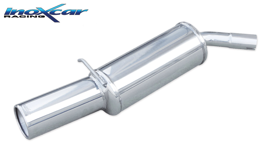 Endschalldämpfer Inoxcar  102mm Rolled für OPEL CORSA C (X01)  1.7 DI (F08, F68) 65ps