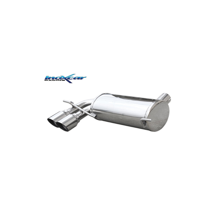 Image of Endschalldämpfer Inoxcar 2x80mm Racing Angled für AUDI A3 (8P1) S3 quattro 265ps