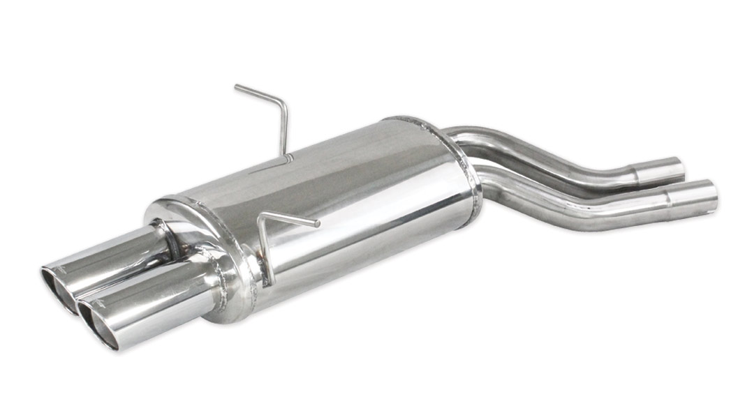 Endschalldämpfer Inoxcar  2x80mm X-Race für BMW 3 Coupé (E46)  323 Ci 170ps