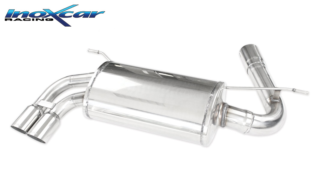 Image of Endschalldämpfer Inoxcar 2x70mm Racing Angled