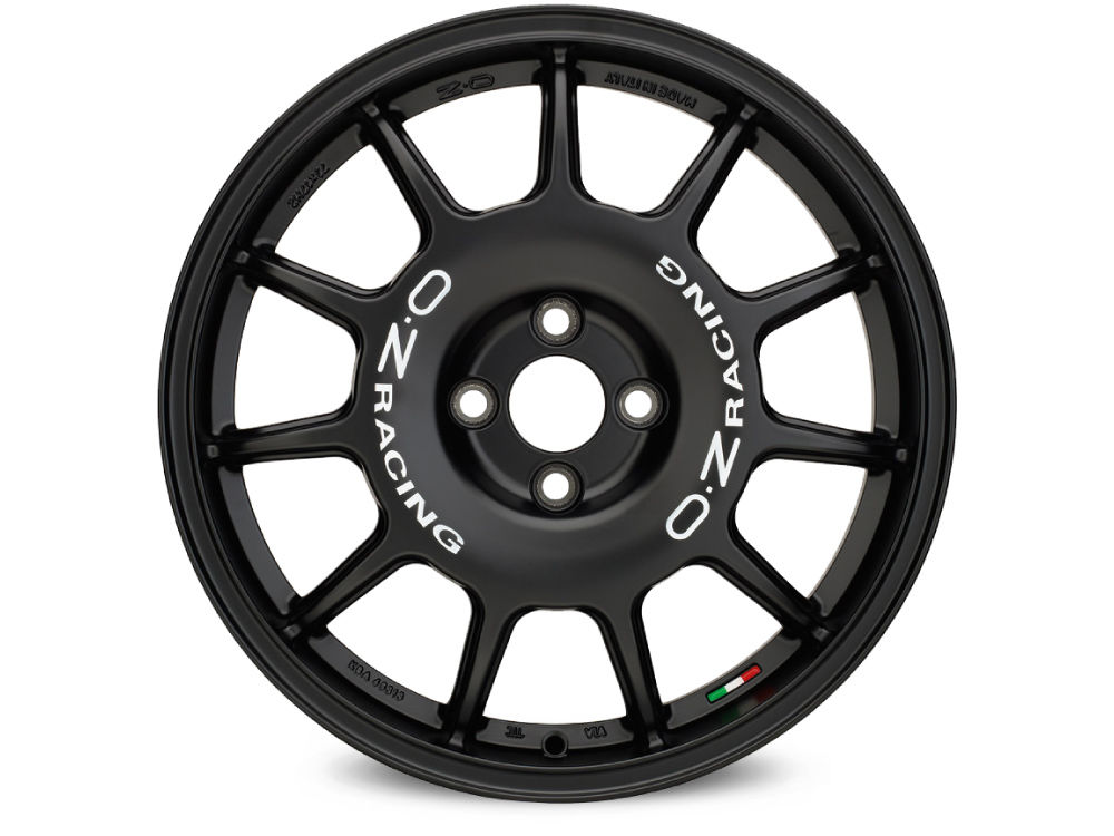 Image of Felgen OZ LEGGENDA 7.0x17 4x100 ET30 Matt Black White Lettering