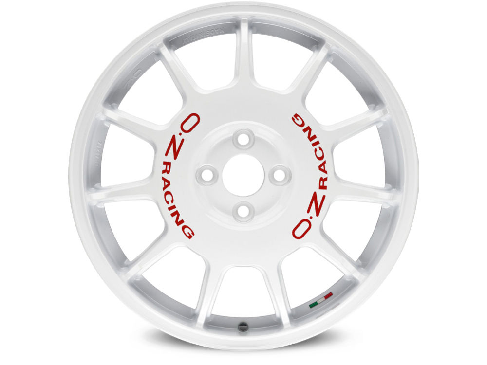 Felgen OZ LEGGENDA 7.0x17 4x100 ET30 White Red Lettering