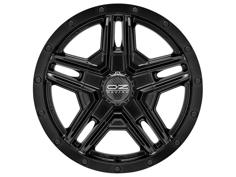 Image of Felgen OZ RALLY ADVENTURE 8.0x17 5x112 ET35 Matt Black + Rivets