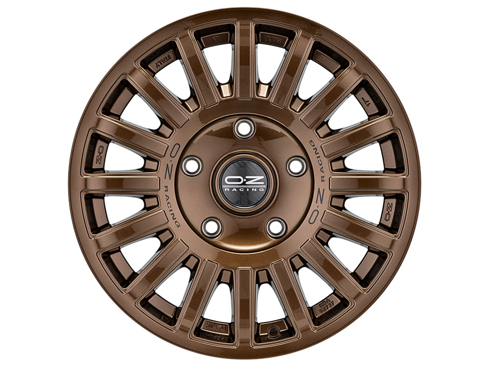 Felgen OZ RALLY RAID 8.5x18 5x130 ET48 Gloss Bronze Black Lettering