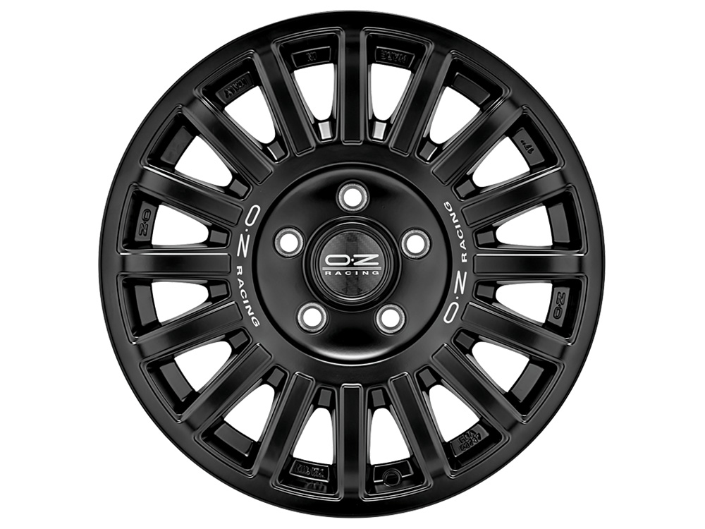 Felgen OZ RALLY RAID 8.0x17 6x130 ET37 Matt Black Silver Lettering