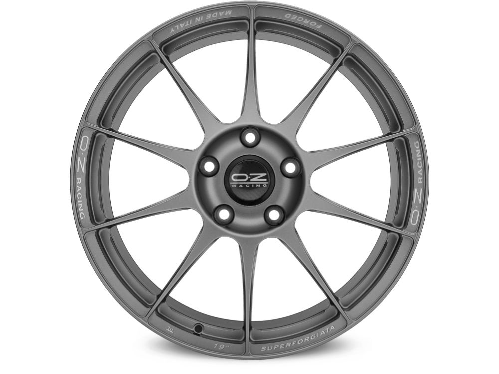Felgen OZ SUPERFORGIATA 11.0x19 5x112 ET45 Grigio Corsa Con Scritte Di Fresatura