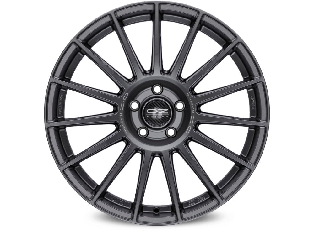 OZ SUPERTURISMO DAKAR 11.0x21 5x130 ET58 MATT GRAPHITE SILVER LETTERING Felgen