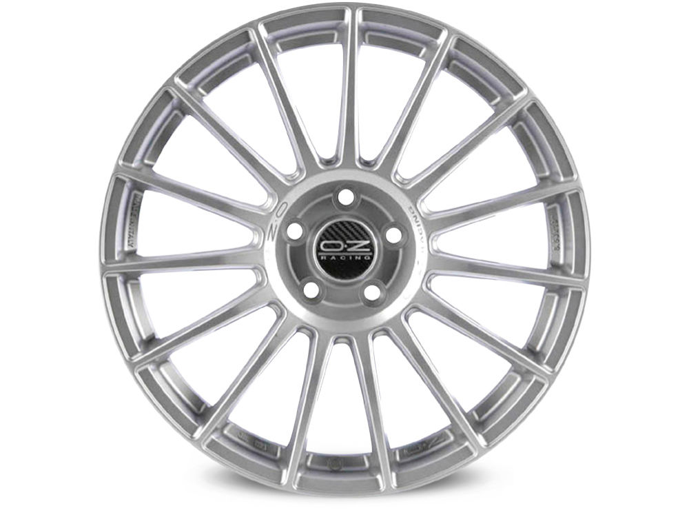 OZ SUPERTURISMO LM 8.0x18 5x112 ET45 MATT RACE SILVER BLACK LETTERING Felgen