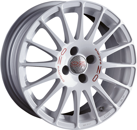 Felgen OZ SUPERTURISMO WRC 6.0x14 4x108 ET15 Race White Red Lettering