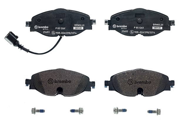 Image of Bremsbeläge Vorne Brembo HP-2000 für ALFA ROMEO 33 (905_) 1.5 4x4 (905.A2) 84ps
