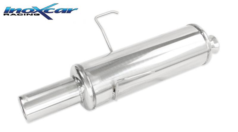 Endschalldämpfer Inoxcar  80mm Rolled für PEUGEOT 106 I (1A, 1C)  1.4 75ps