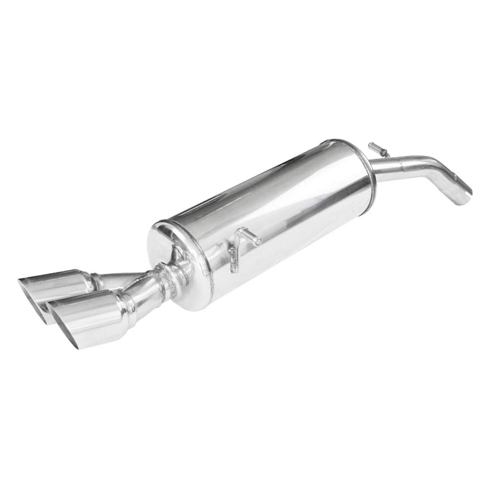 Image of Endschalldämpfer Inoxcar 2x80mm Racing Angled für PEUGEOT 208 I (CA_, CC_) 1.6 GTi 200ps
