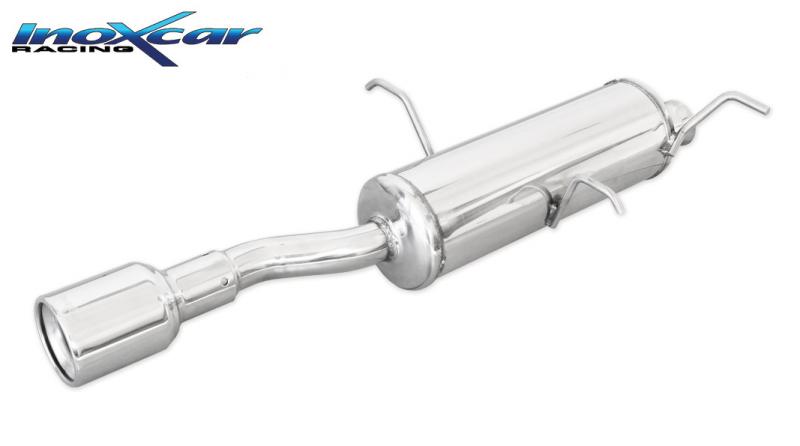Image of Endschalldämpfer Inoxcar 102mm Rolled für PEUGEOT 306 Décapotable (7D, N3, N5) 2.0 16V 132ps