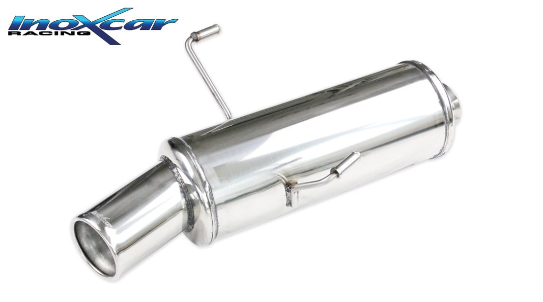Image of Endschalldämpfer Inoxcar 102mm Rolled für PEUGEOT 406 Break (8E/F) 2.0 Turbo 147ps