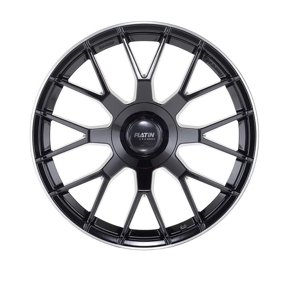 Image of Felgen Platin P108 8.0x19 5x112 ET38 Black Lip Polish