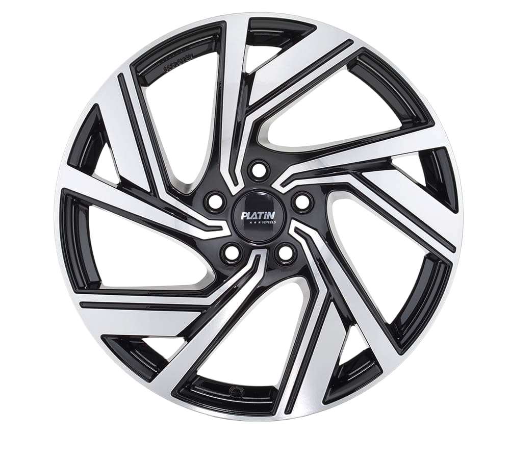Platin P114 9.5x19 5x114.3 ET45 BLACK POLISHED Felgen