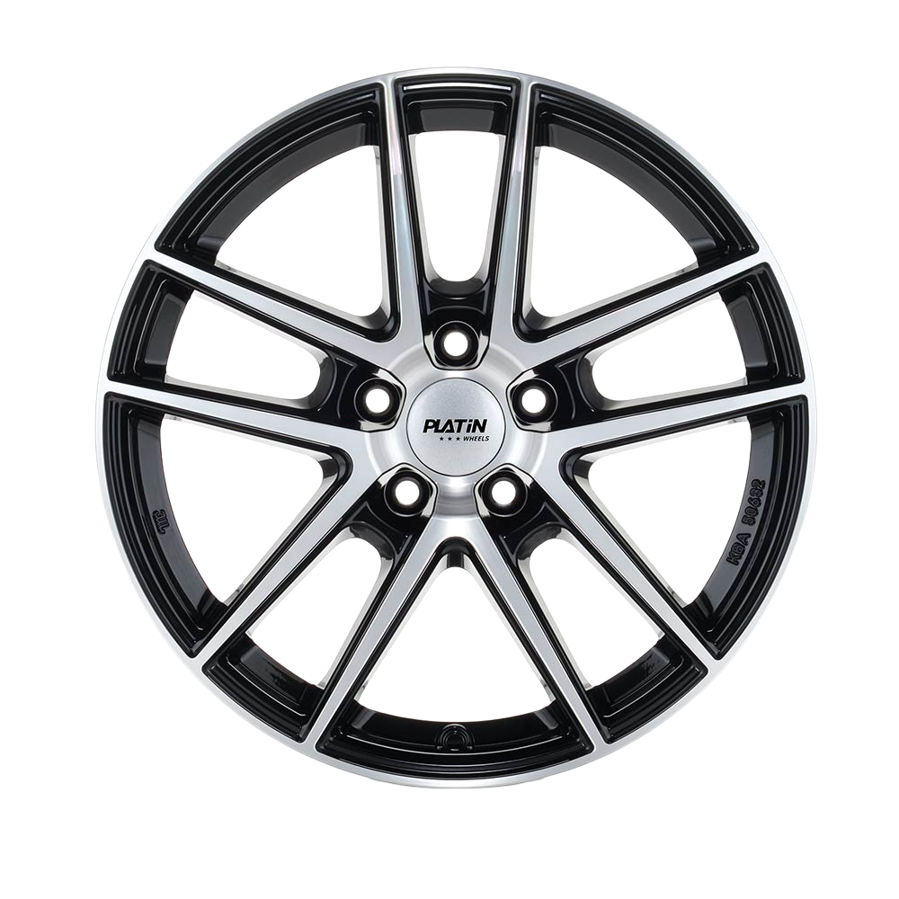 Felgen Platin P73 6.0x15 5x100 ET38 D-schwarz Fr.pol