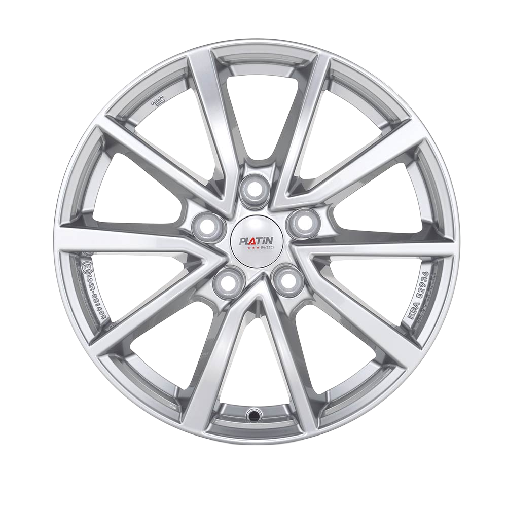 Felgen Platin P95 6.0x16 5x112 ET48 Metall Silber