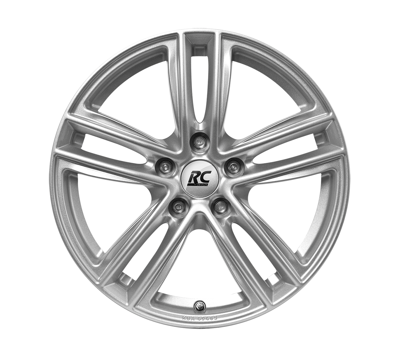 RC Design RC27 6.0x15 5x100 ET37 Kristallsilber Felgen