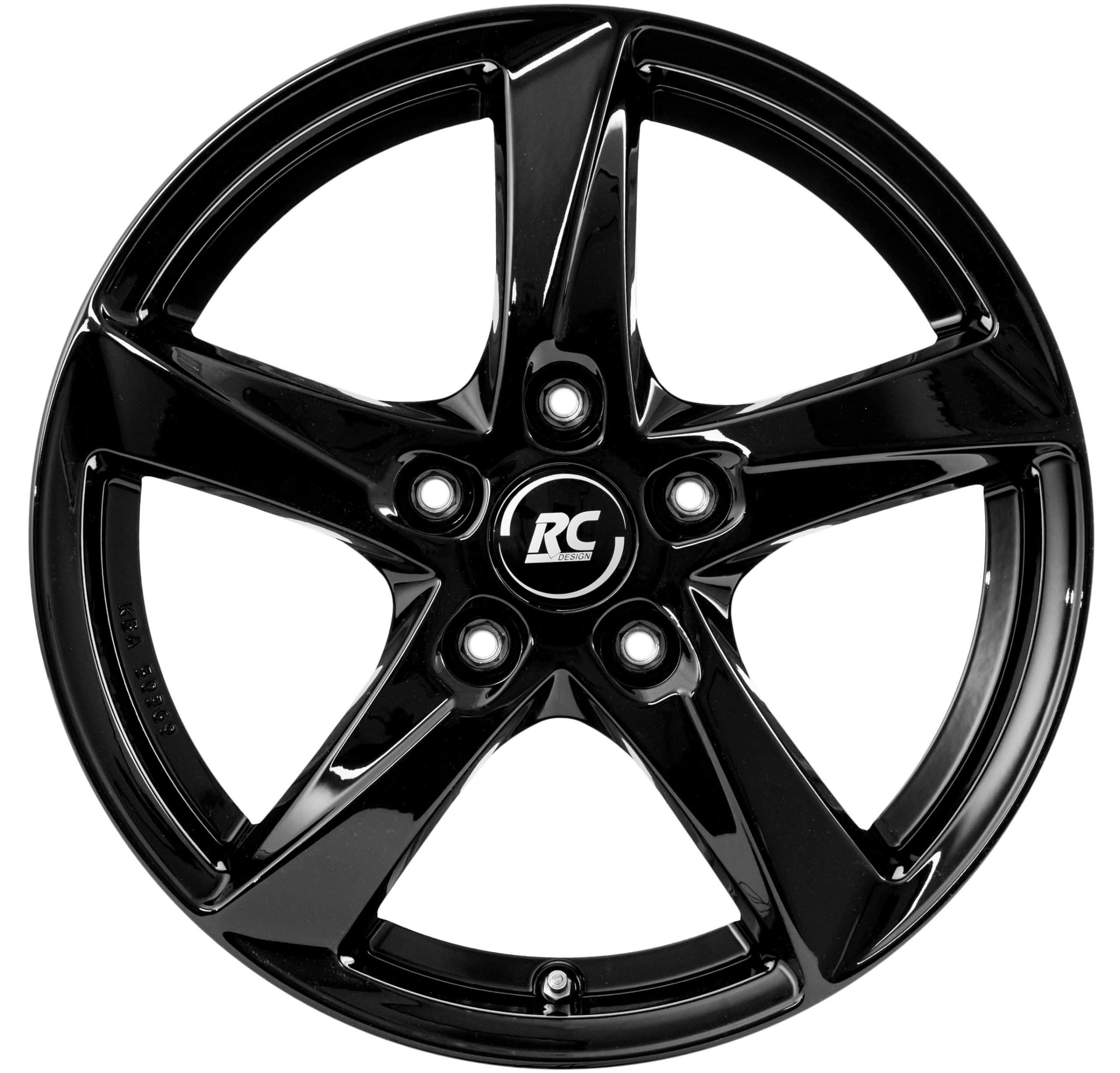 RC Design RC30 Felge 6.5x16 4x100 ET38 Schwarz Glanz