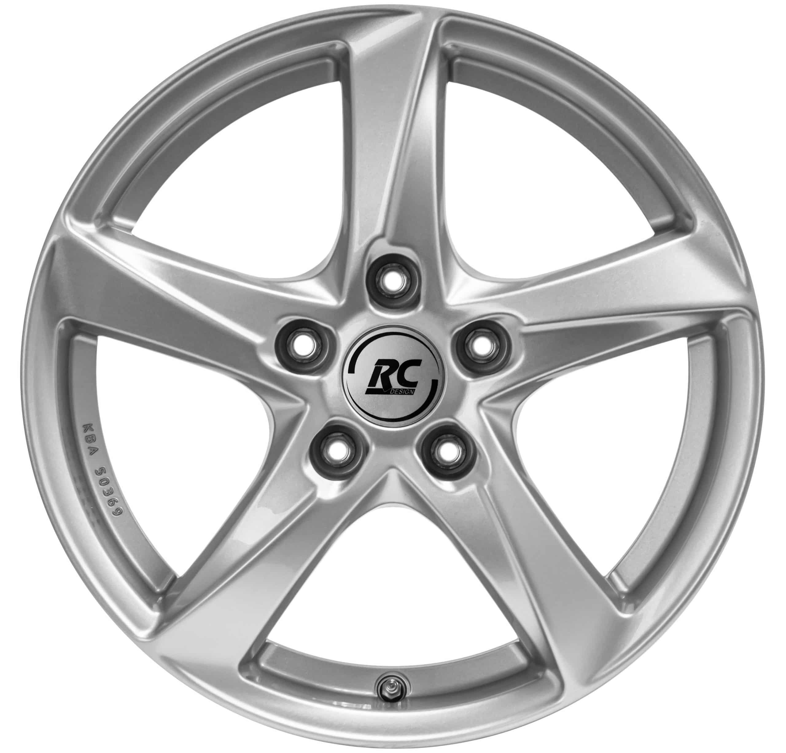 Image of Felgen RC Design RC30T 7.0x17 5x108 ET46 Kristallsilber