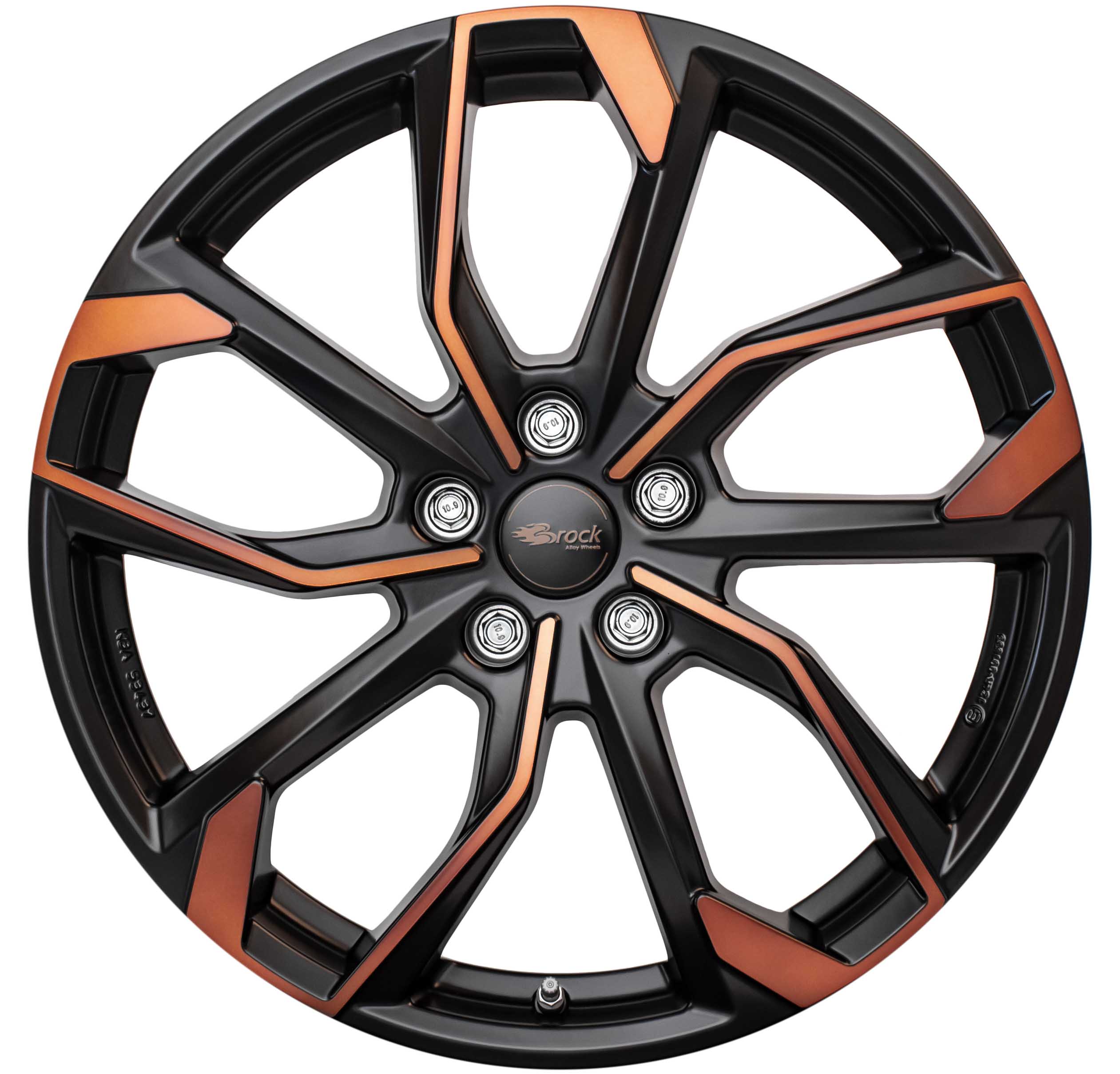 Felgen RC Design RC34 8.0x18 5x112 ET40 Black Orange Matt