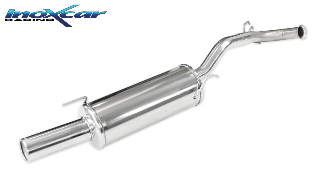 Endschalldämpfer Inoxcar  80mm Rolled für RENAULT CLIO I (B/C57_, 5/357_)  1.4 (B57J, C57J, B57P) 75ps