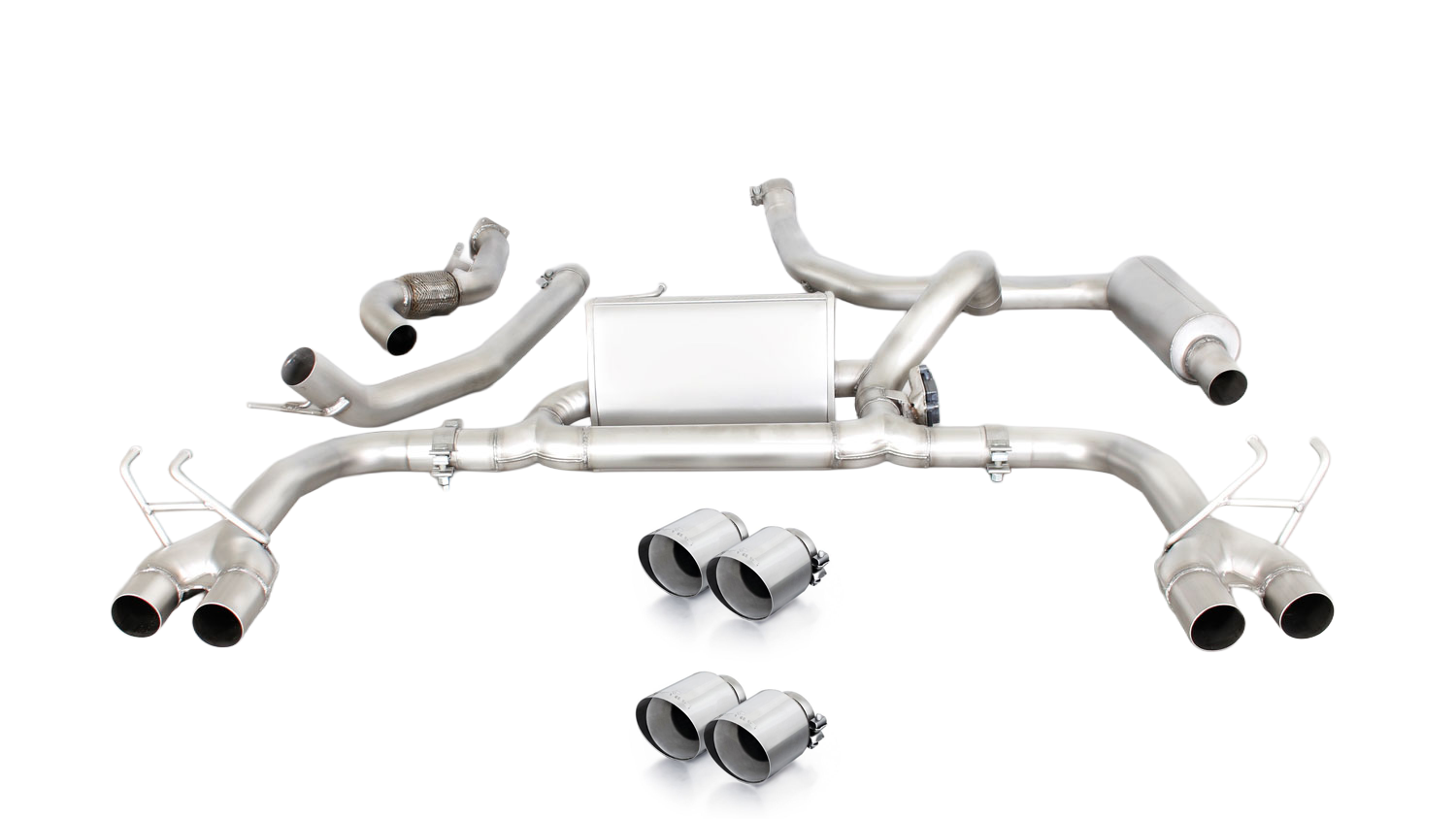 Image of Cat-Back Remus 2.75" Inox 102mm