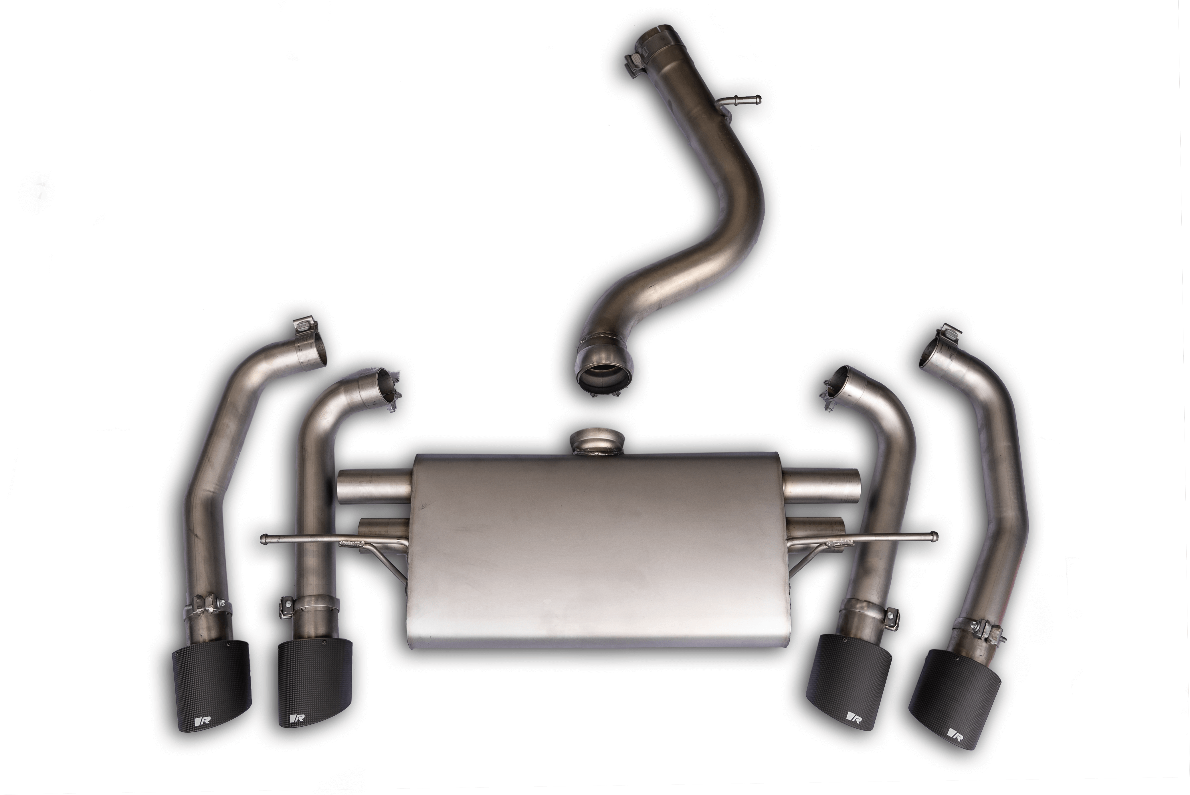 Image of Endschalldämpfer Remus mit Klappen Carbon