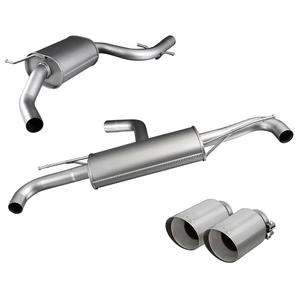 Image of Cat-Back Remus Straight Cut 102mm für VW GOLF VI (5K1) 2.0 GTi 235ps