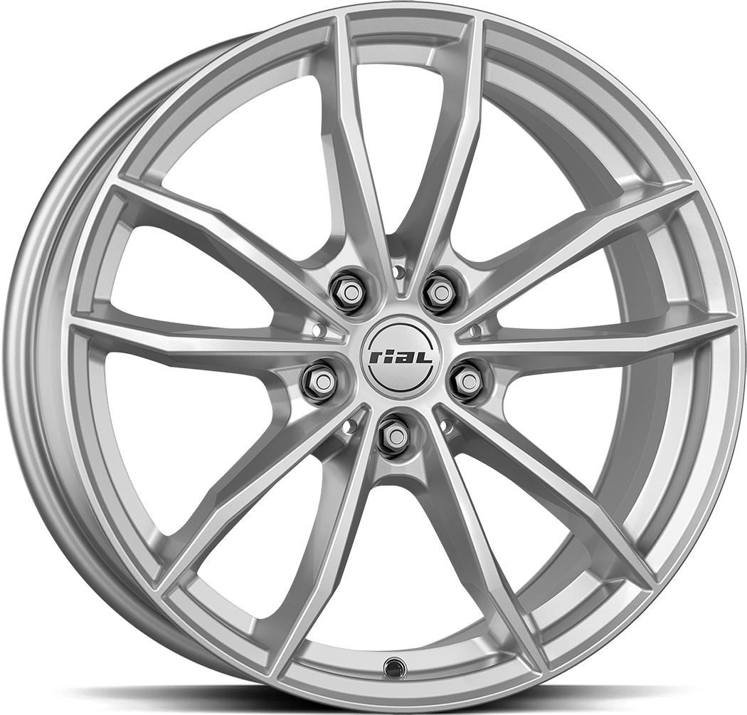 Felgen RIAL X12 7.5x17 5x112 ET51 Polar-silver