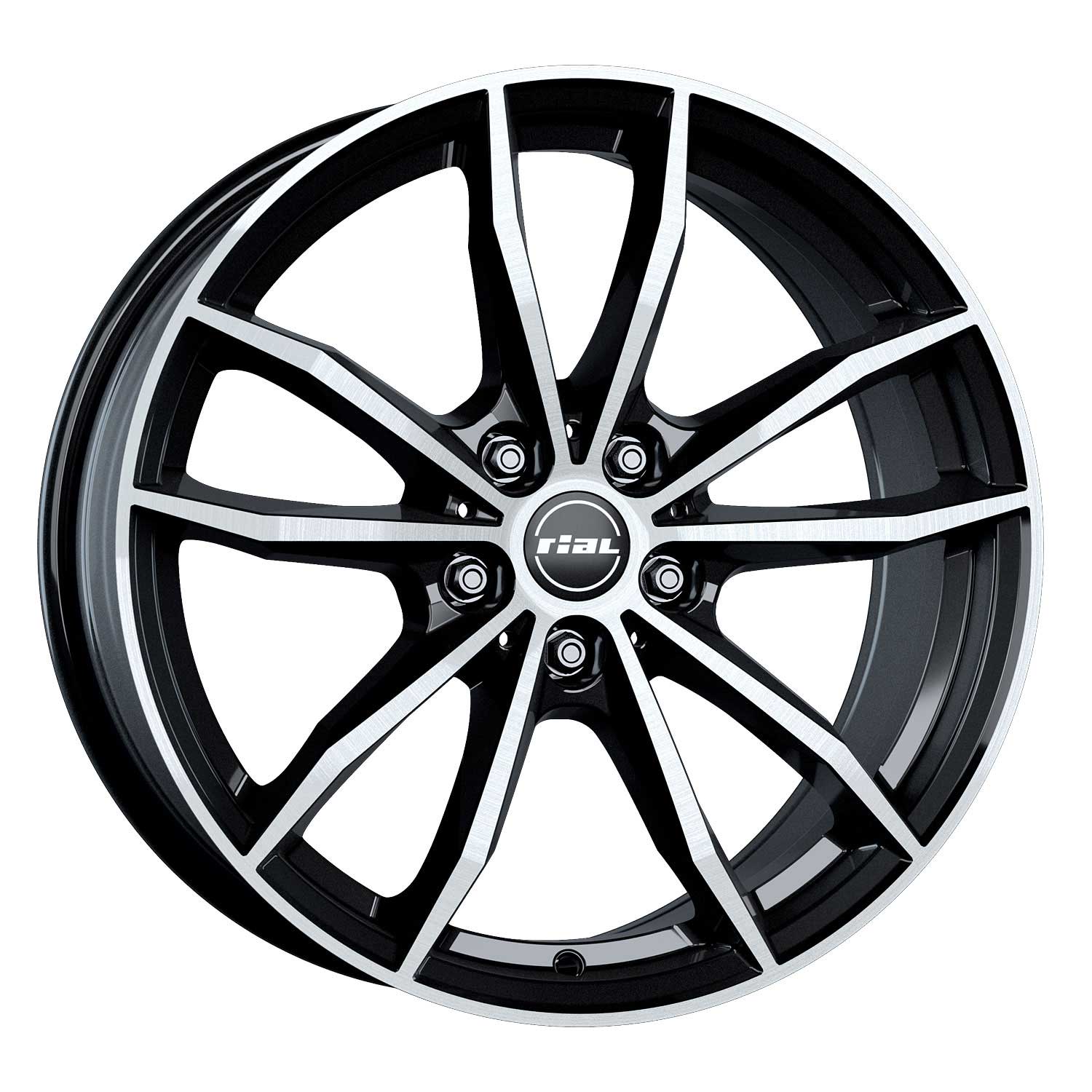 Image of Felgen RIAL X12X 8.5x19 5x112 ET26 Diamond-black Frontpolished